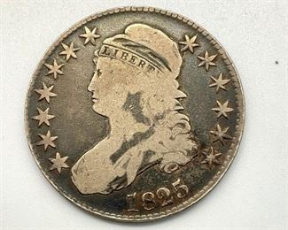 1825 Bust Half Dollar
