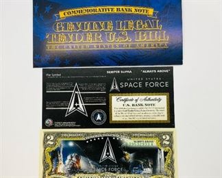 U.S. Space Force $2 Commemorative Bank Note
