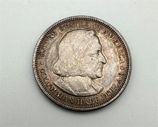 1892 Columbian Exposition Silver Commemorative Half Dollar
