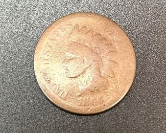 1866 Indian Head Cent

