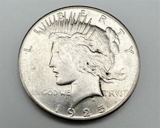1925-S US Peace Silver Dollar