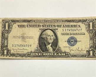 1935 Series D Silver Certificate Dollar Note