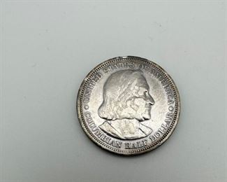 1893 Columbian Exposition Silver Commemorative Half Dollar