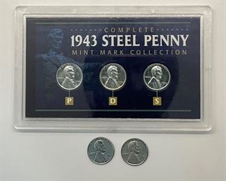 1943 Steel Penny Collection