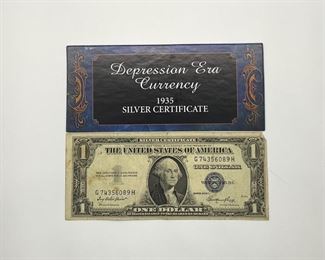 1935 E $1 Silver Certificate