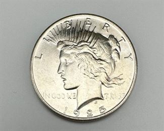 1925 US Peace Silver Dollar