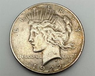 1922 Peace Dollar