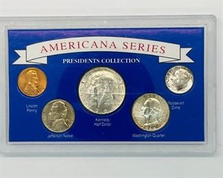 American Series 1964 5-coin Presidents Collection Set.
