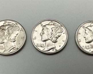 Denver Mint Mercury Dimes