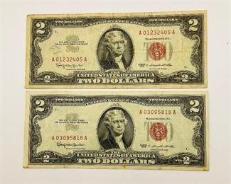 1963 $2 Red Seal Notes