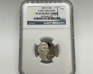  2011-S Early Release Nickel NGC PF-69 Ultra Cam