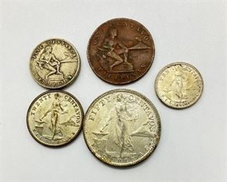  1944 US/Philippines Wartime Alloy Coin Set