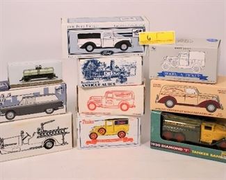 10PC Chevy Ford & Other Vintage Car Banks