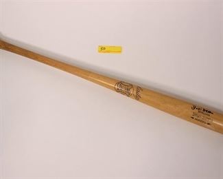 Signed Yogi Berra Baseball Bat