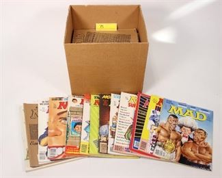 Box of Mad Magazines