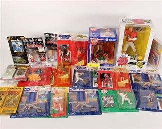 Box of Starting Line-Up Figures