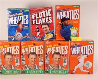 Wheaties Cereal Boxes Lot