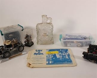Gears, Lost in Space Decals, Bottle, & Parts Lot