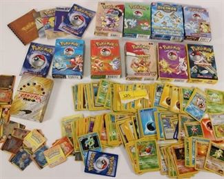 Pokemon Trading Cards & Mini Flips Lot