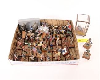 Miniature Model Soldiers on Stands
