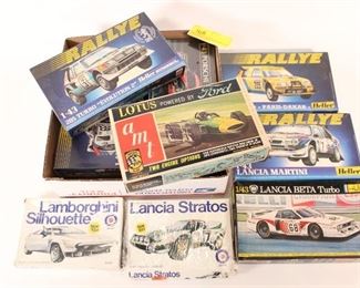 11pc Rallye Lambo Lotus & Other Car Models