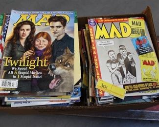 Large Box of MAD & Other Comic Magazines