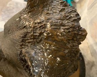 #9	Ebros Forest Moonlight Lovers 2 Wolves Bust on  a Marble Base - Heavy - 17" Tall	 $75.00 
