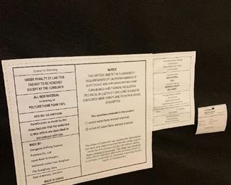 #18	Gray Upholstered Headboard - Sunburst - Home Medley - Queen Size	 $100.00 
 
