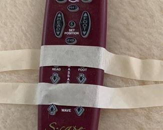 #32	King 4 post bedframe  by Keller fine furniture   (you move downstairs) - No slats (was used as frame for adj. bed)	 $325.00 
#33	Leggett & Plattn King Wallhugger adjustable mattress set  - King Size 	 $350.00 
