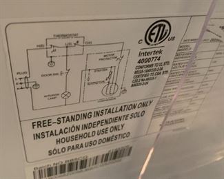 #41	Hisense Free-standing  Freezer/Refrigerator  - 18x21x33	 $75.00 
