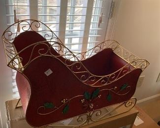 #56	Metal Christmas Sled	 $35.00 
