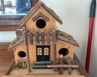 #57	Wood Birdhouse - 9.5x7x9	 $20.00 
