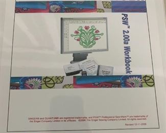 #61	Singer Quantum XL-5000 Sewing and Embroidery Machine w/Hoops Attachments, Manuals & Two Rolling Bags - complete lot sold together 	 $475.00 
