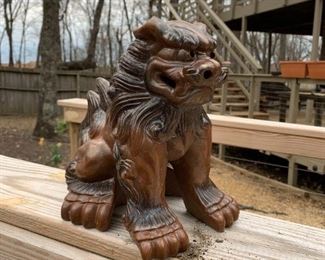 #103	Ceramic Foo Dog - 9"Tall	 $20.00 
