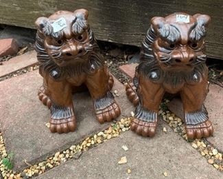 #103	Ceramic Foo Dog - 9"Tall	 $20.00 
#104	Ceramic Foo Dog - 9"Tall	 $20.00 
