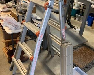 #121	Little Giant Ladder System - foldable ladder 	 $100.00 

