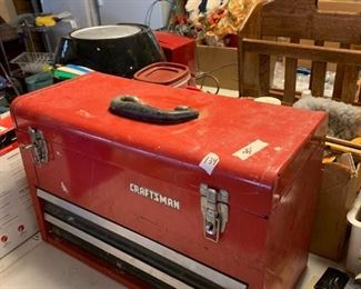 #134	Craftsman 2 drawer Tool Box - 18x9x12	 $30.00 
