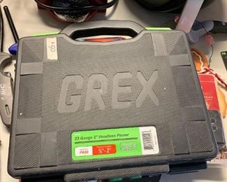 #137	Grex 23 Guage 2 Inch headless Pinner Nail Gun - air 	 $50.00 
