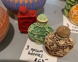#156	3 Opium Bottles	 $60.00 
#157	3 Opium Bottles 	 $60.00 
#158	3 Opium Bottles 	 $60.00 
#159	3 Opium Bottles 	 $60.00 
