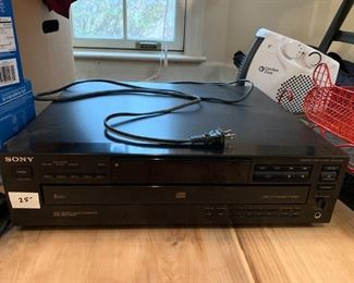 #155	Sony 5 Disc Player 	 $25.00 
