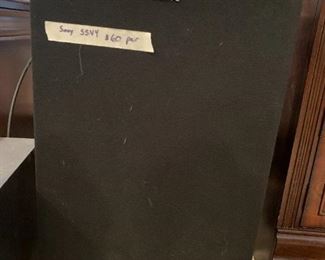 #160	Sony SSV4 Set of 2 Speakers - 14.5x13.5x25	 $60.00 
