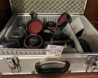 #162	Vtg. Nikon Len Lot	 $235.00 
