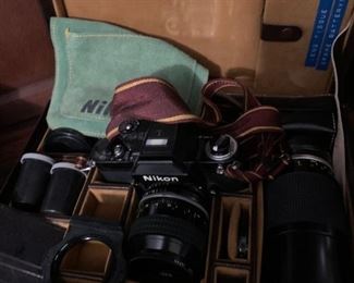 #162	Vtg. Nikon Len Lot	 $235.00 
