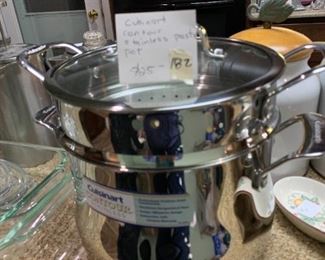 #182	Cuisinart Contour Stainless Pasta Pot	 $25.00 
