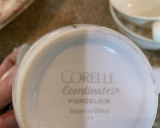 #184	Corelle Porcelain Forsynthia Pattern Set - 20 pcs	 $30.00 
