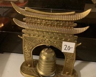 #188	Brass bell - 6" Tall	 $20.00 
