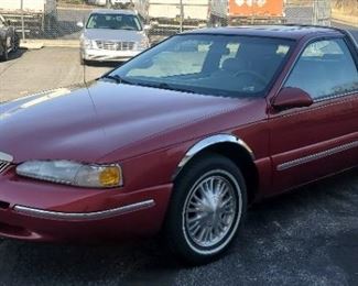 1997 Mercury Cougar XR7 Passenger Car, V6, 3.8L, Odometer Reads 124,632, VIN # 1MELM6246VH606012