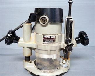 Porter Cable Heavy Duty Router, Model 6902, With Base, Model 6931, In Hardside Carry Case