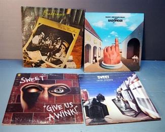 LPs Including Badfinger, Qty 2, And Sweet Qty 2