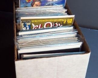 Small Box Of Comics Including Gen 13, The Chaos Effect, The Omega Men, Conan The Adventurer, Earth 4, And More, Contents Of Box